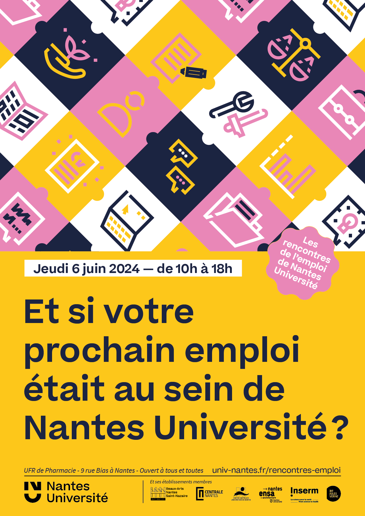 affiche rencontres de l'emploi