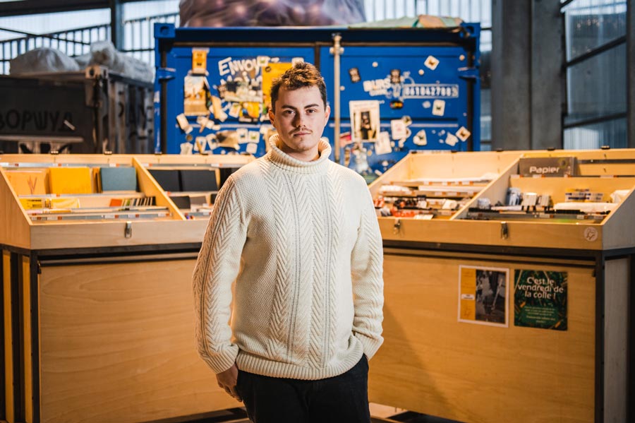 Bastien, étudiant en architecture à Nantes